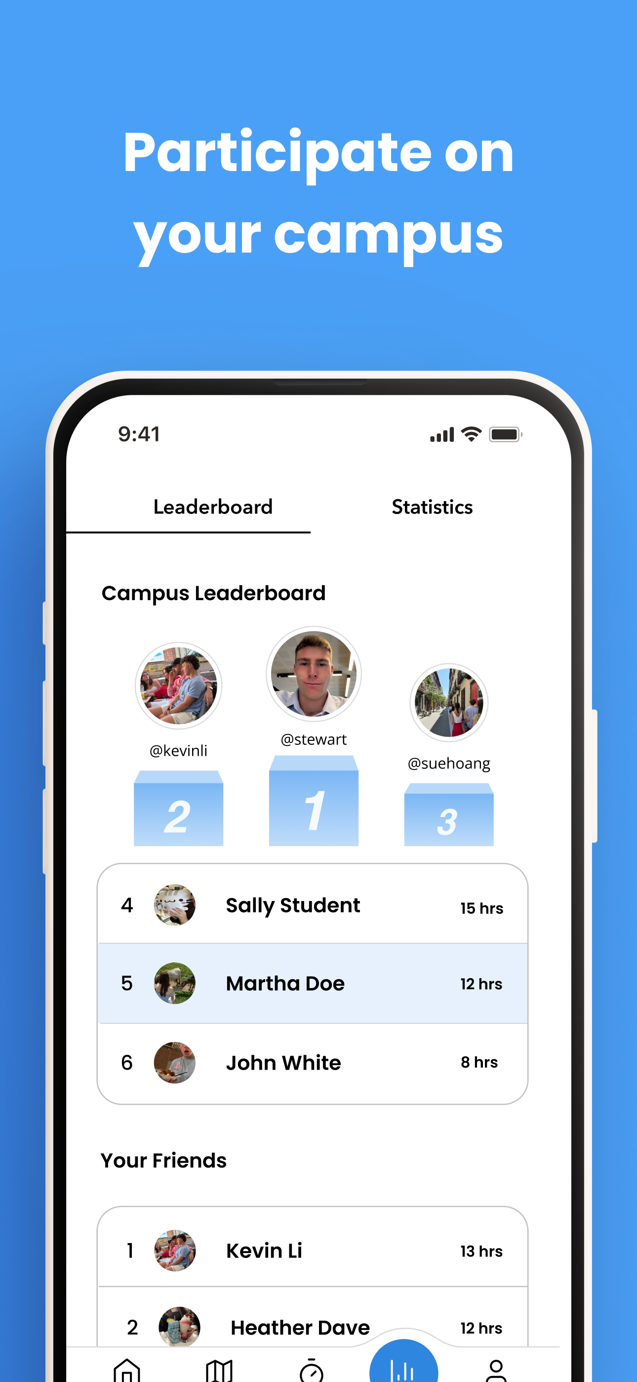 Campus leaderboard